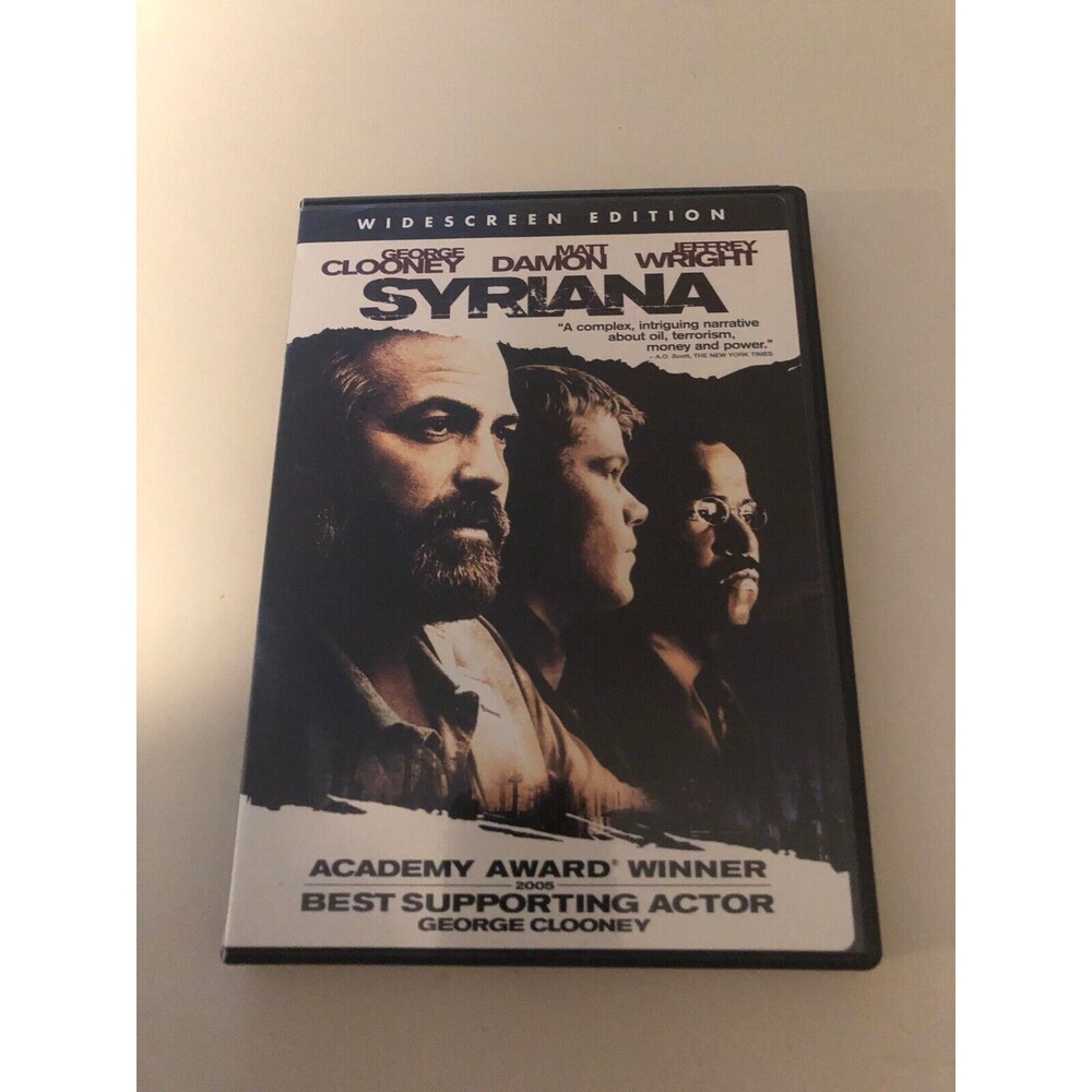 Syriana -‎ DVD By George Clooney,Matt Damon,Jeffrey Wright - VERY GOOD